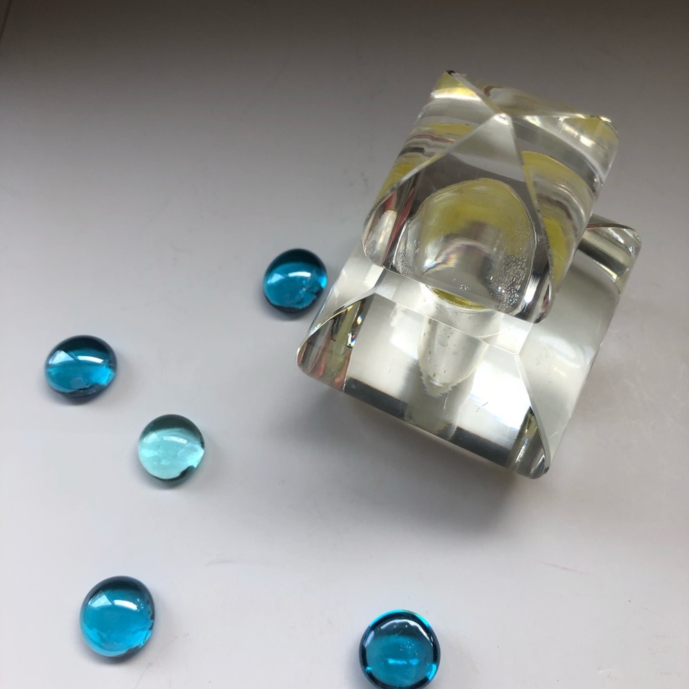 Vintage Two Piece Glass Perfume Bottle - Picture 6 of 8